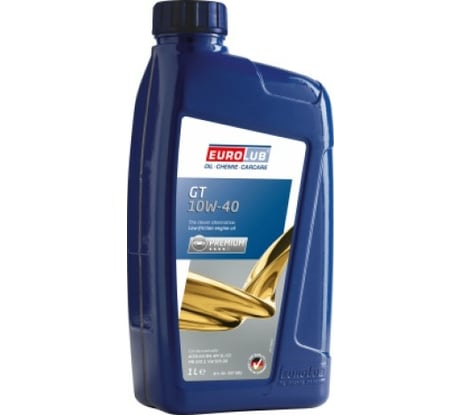 Моторное полусинтетическое масло EUROLUB GT 10W40 SL/CF A3/B4 1л 337001