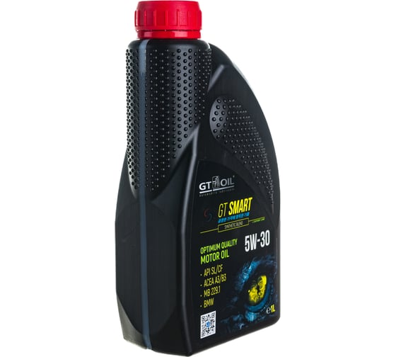 Масло GT OIL Smart SAE 5W-30 API SL/CF, 1 л 8809059408827