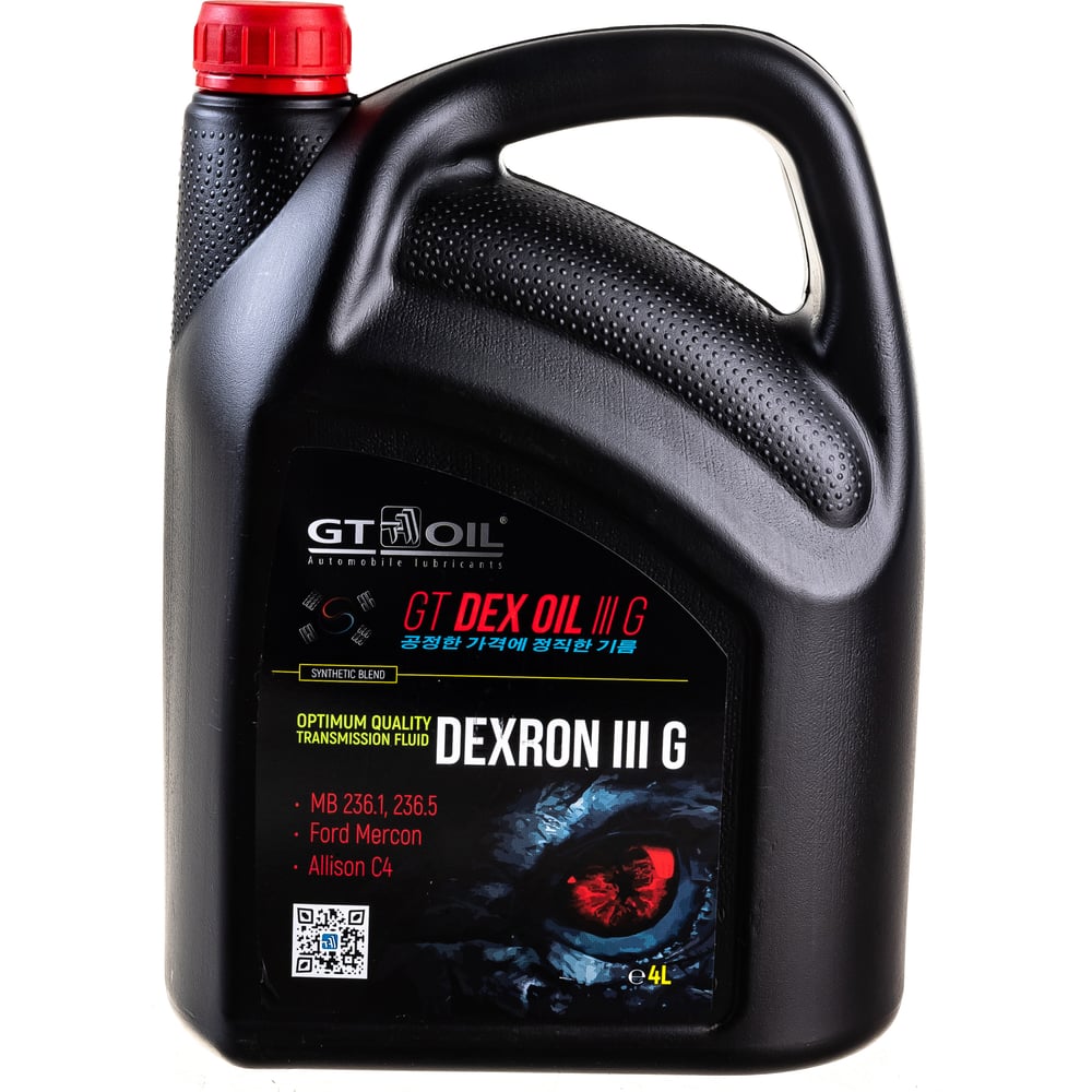 Масло GT OIL Dex Oil III G, 4 л 8809059408957 - выгодная цена, отзывы ...