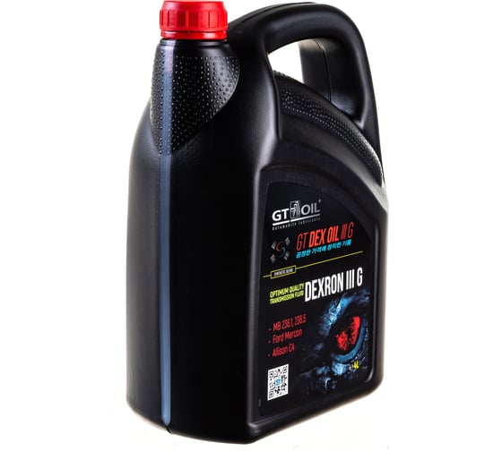 Масло GT OIL Dex Oil III G, 4 л 8809059408957