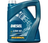 Минеральное моторное масло MANNOL DIESEL 15W40 5 л 1206
