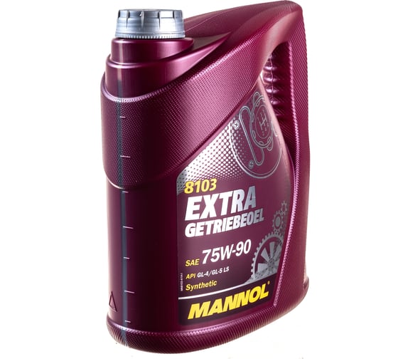 Синтетическое трансмиссионное масло MANNOL EXTRA GETRIEBEOEL 75W90 4 л 1353