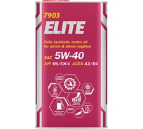 Синтетическое моторное масло MANNOL ELITE 5W40 Metal, 4 л 1006M