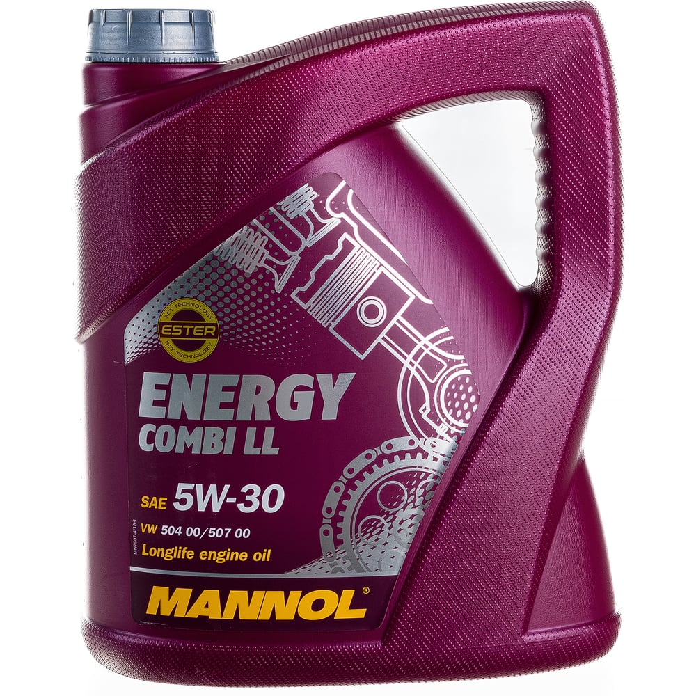 Синтетическое моторное масло MANNOL ENERGY COMBI LL 5W30 4 л 1031 ...