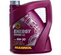 Синтетическое моторное масло MANNOL ENERGY COMBI LL 5W30 4 л 1031