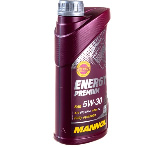 Синтетическое моторное масло MANNOL ENERGY PREMIUM 5W30 1 л 5W-30 4006