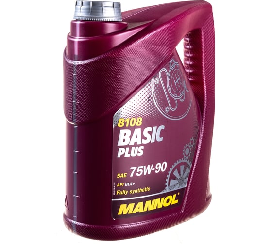 Синтетическое трансмиссионное масло MANNOL BASIC PLUS GETRIEBEOEL 75W90 4 л 1322