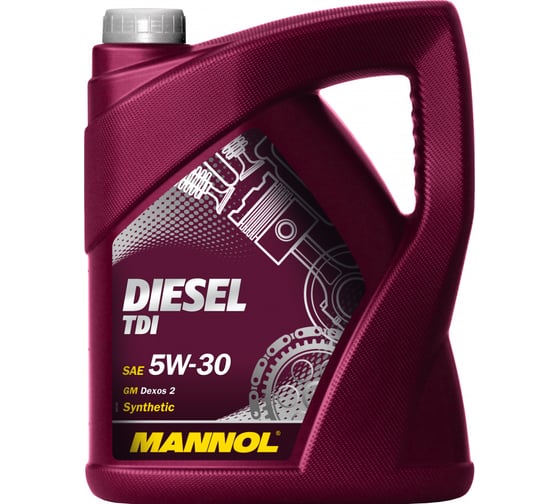 Синтетическое моторное масло MANNOL DIESEL TDI 5W30 5 л 1036