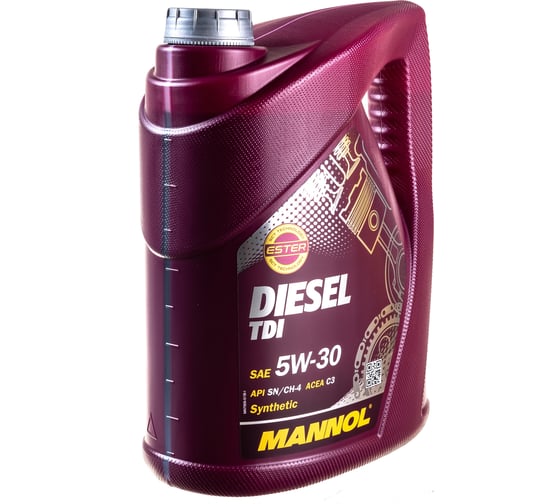 Синтетическое моторное масло MANNOL DIESEL TDI 5W30 5 л 1036