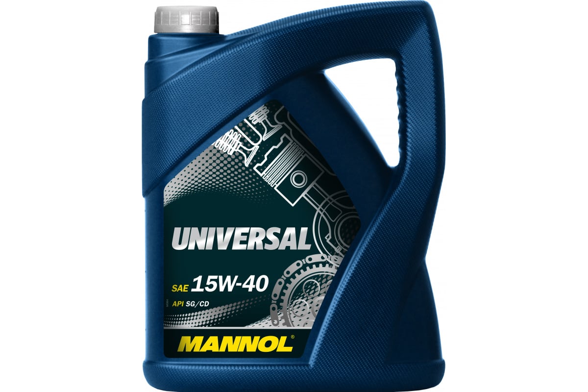  моторное масло MANNOL UNIVERSAL 15W40 5 л 1221 - выгодная .