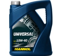 Минеральное моторное масло MANNOL UNIVERSAL 15W40 5 л 1221