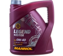 Синтетическое масло MANNOL LEGEND Ester 0W40 4 л 1001