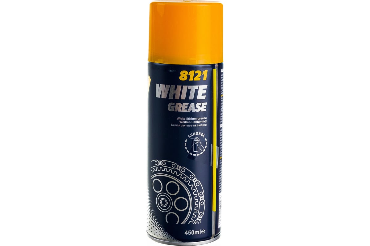 Белая литиевая смазка MANNOL WHITE GREASE 450 мл 2437