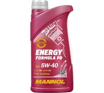 Синтетическое моторное масло MANNOL ENERGY FORMULA PD 5W40 1 л 4013