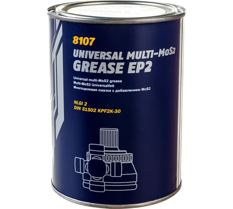 Универсальная литиевая смазка MANNOL EP-2 Multi MoS2 Grease EP2 800 гр. 2108