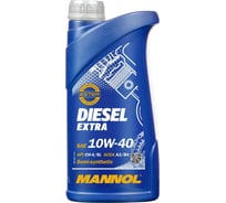 Полусинтетическое моторное масло MANNOL DIESEL EXTRA 10W40 1 л 1105