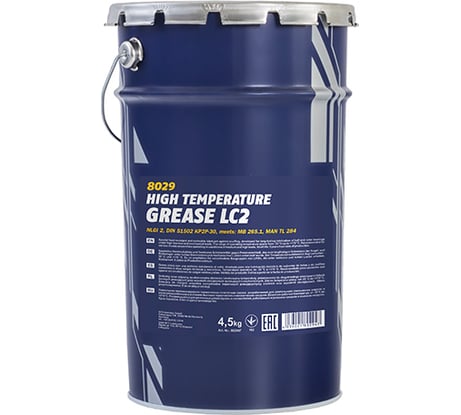 Термостойкая пластичная смазка MANNOL LC-2 High Temperature Grease 4,5 кг 261616