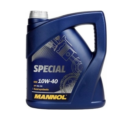 Полусинтетическое моторное масло MANNOL SPECIAL 10W40 5 л 1181