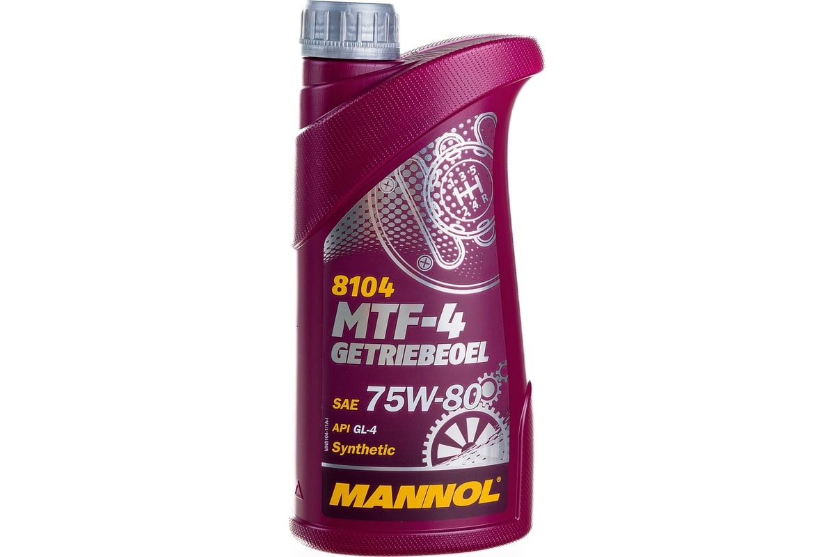 Синтетическое трансмиссионное масло MANNOL MTF-4 GETRIEBEOEL 75W80, 1 л 1943