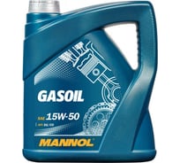 Минеральное моторное масло  MANNOL GASOIL 15W50, 4 л 74014