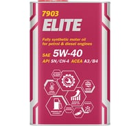 Синтетическое моторное масло MANNOL ELITE 5W40, Metal 1 л 1005M