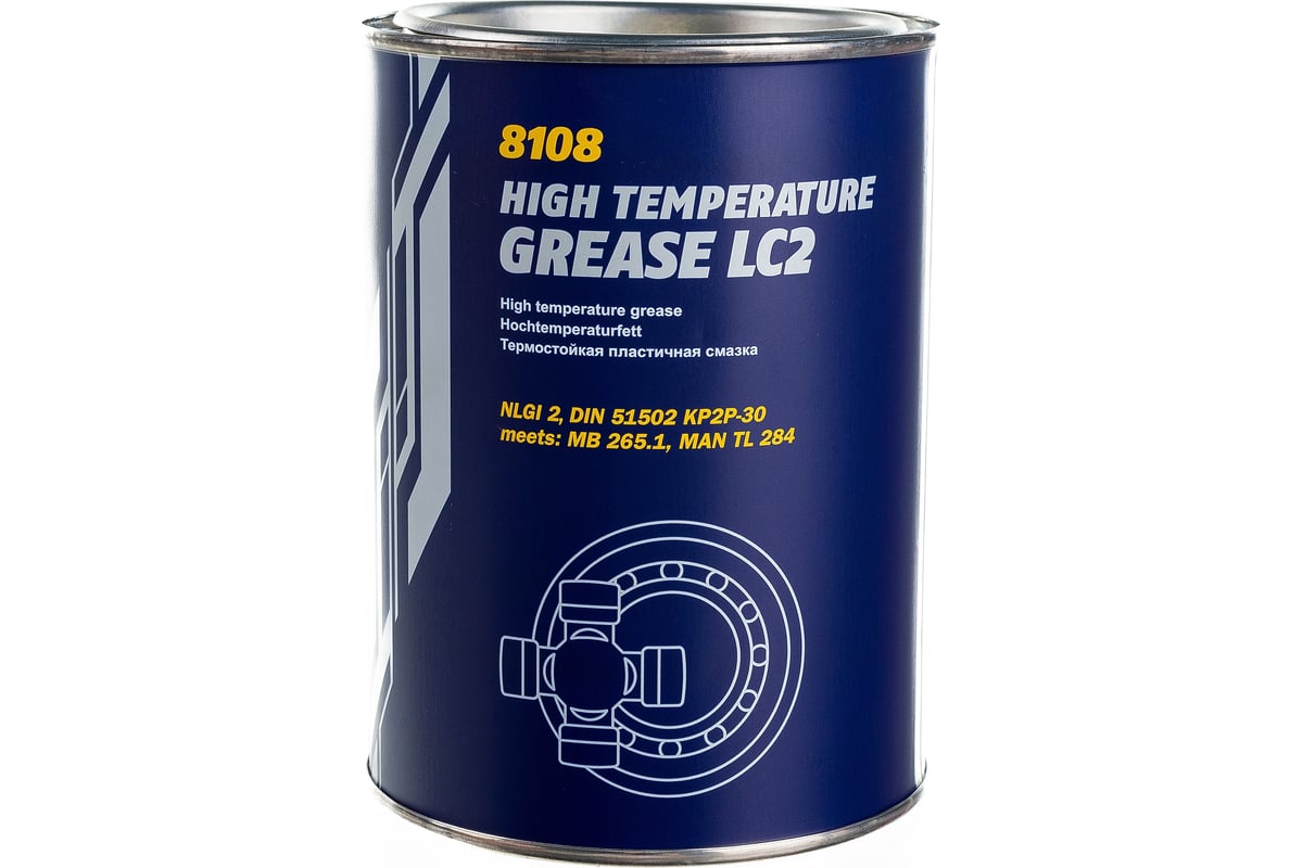 Термостойкая пластичная смазка MANNOL LC-2 High Temperature Grease 800 гр.  2112