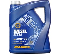 Полусинтетическое моторное масло MANNOL DIESEL EXTRA 10W40 5 л 1106