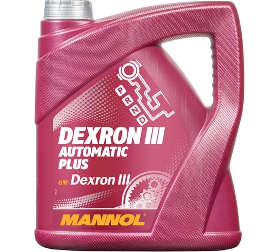 Синтетическое трансмиссионное масло MANNOL DEXRON III AUTOMATIC PLUS 4 л 1356