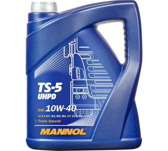  о полусинтетическом моторном масле MANNOL TS-5 UHPD 10W40 5 л .