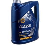 Полусинтетическое моторное масло MANNOL CLASSIC 10W40 5 л 1155