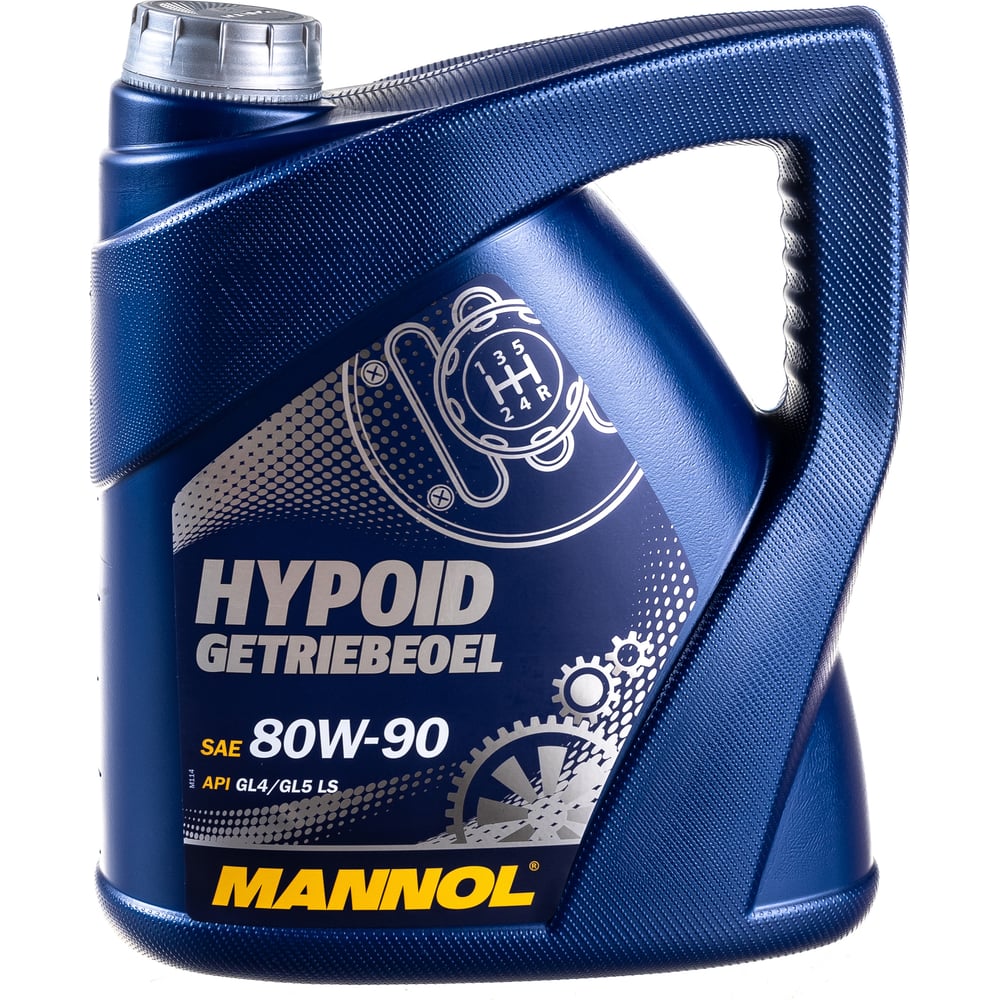 Трансмиссионное масло MANNOL HYPOID GETRIEBEOEL 80W90, 4 л 1354 ...