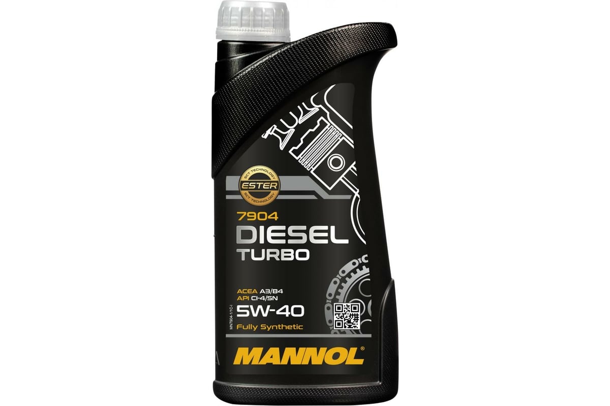 Синтетическое моторное масло MANNOL DIESEL TURBO 5W40, 1 л 1010 - выгодная  цена, отзывы, характеристики, фото - купить в Москве и РФ