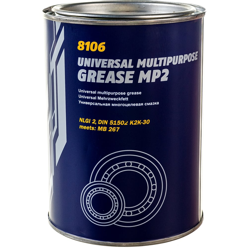 Многоцелевая густая смазка MANNOL MP-2 Universal Multipurpose Grease ...