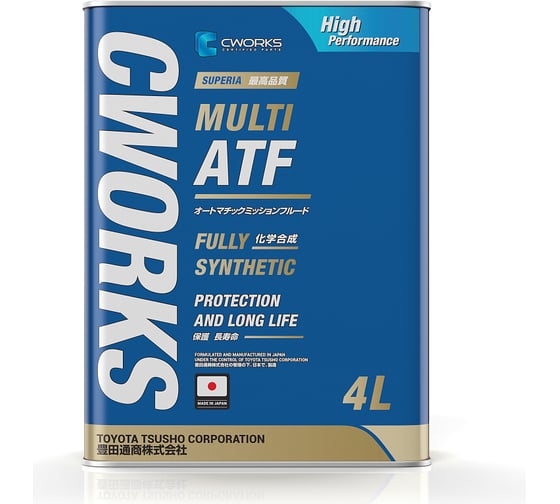 Трансмиссионное масло CWORKS SUPERIA MULTI ATF, 4L  A22SR1004 1