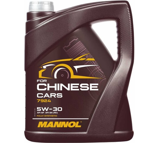 Синтетическое моторное масло MANNOL FOR CHINESE CARS 5W30 5 л 79245 1