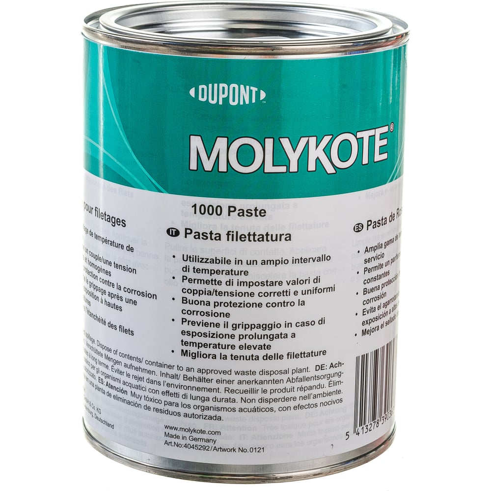Резьбовая паста Molykote 1000 Paste, 1 кг 4045292 в Челябинске - купить ...