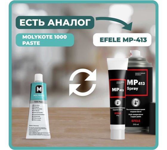 Резьбовая паста Molykote 1000 Paste, 100 г 2186241