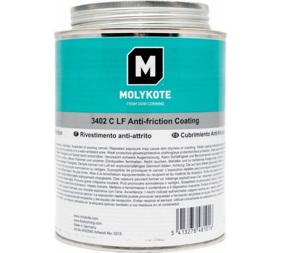 Антифрикционное покрытие Molykote 3402 C LF 500 г 4092585 1