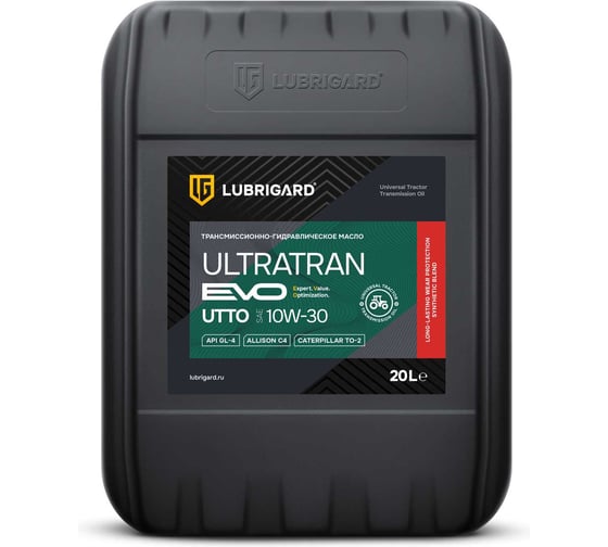 Трансмиссионно-гидравлическое масло LUBRIGARD ULTRATRAN EVO UTTO 10W-30 (20 л) LGEUTRNUTTO1030PL20