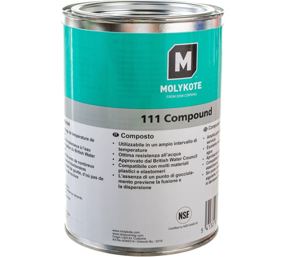 Силиконовая смазка Molykote 111 Compound, 1 кг 4045314