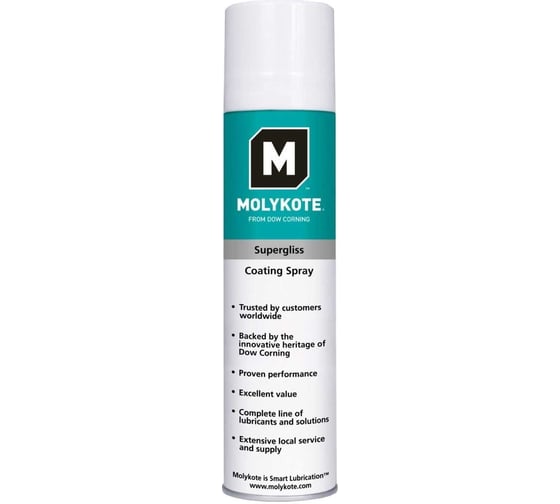 Минеральная смазка Molykote Supergliss Spray, 400 мл 4045679