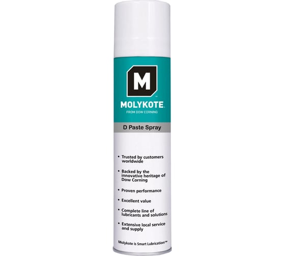 Паста Molykote D Paste Spray, 400 мл 4126667 1
