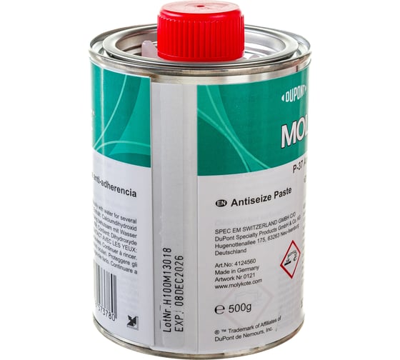 Резьбовая паста Molykote P-37, 500 г 4124560