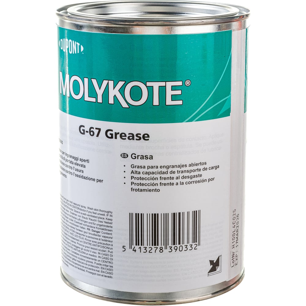 Пластичная смазка Molykote G-67, 1 кг 4045325 - выгодная цена, отзывы ...