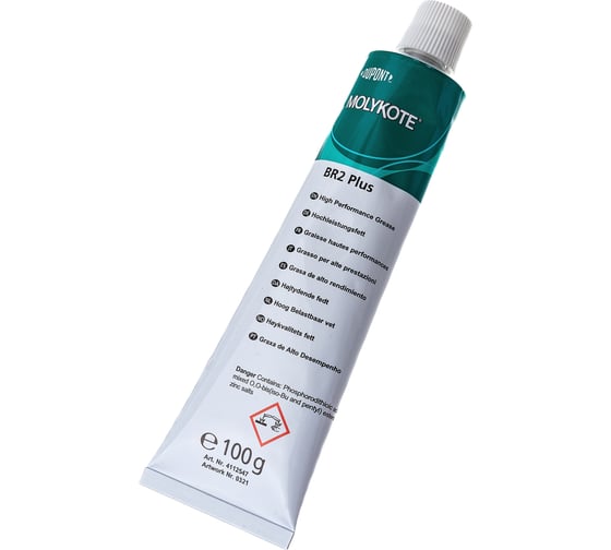 Пластичная смазка Molykote BR2 Plus, 100 г 4112547
