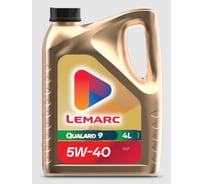 АКЦИЯ Масло моторное синтетическое QUALARD 9 5W40, канистра 4л+1л Lemarc Z50137972