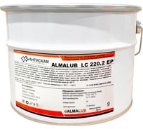 Консистентная литий-кальциевая смазка AlmaLub с высокими нагрузочными свойствами LС 220.2 ЕР, 9 кг LC220.2EP.9