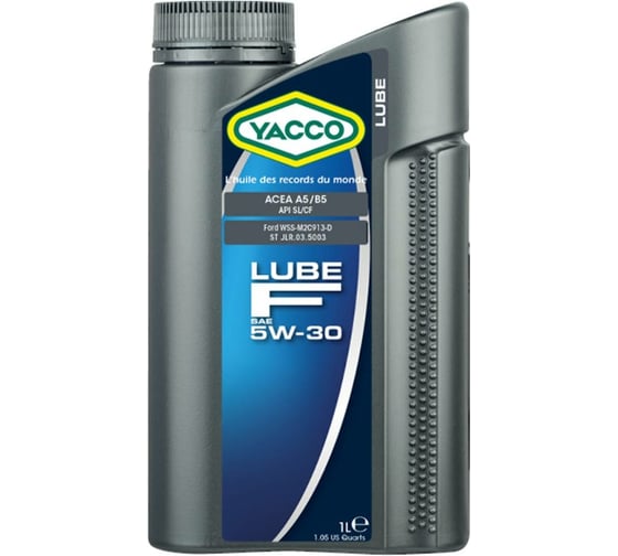 Моторное масло YACCO LUBE F 5W30, 1 л 304925 1