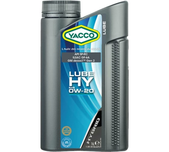 Моторное масло YACCO LUBE HY 0W20, 1 л 305925 1