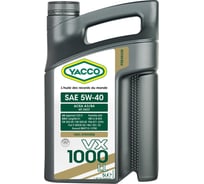 Моторное масло YACCO VX 1000 LL 5W40, 5 л 302322